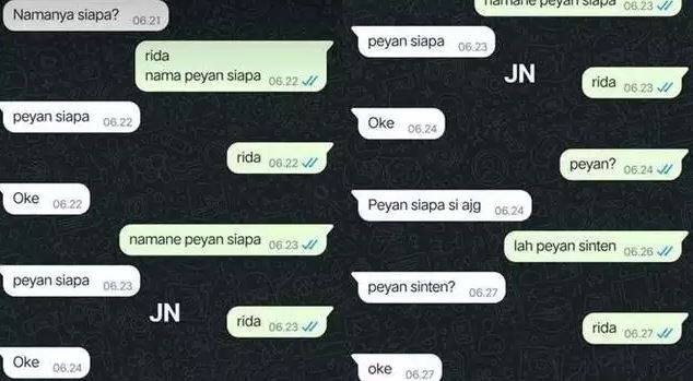 chat nggak nyambung nyambung © Berbagai sumber