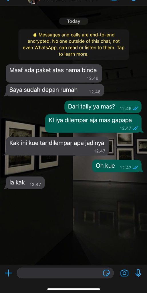 chat pelanggan ke kurir bikin emosi © berbagai sumber chat pelanggan ke kurir bikin emosi © berbagai sumber