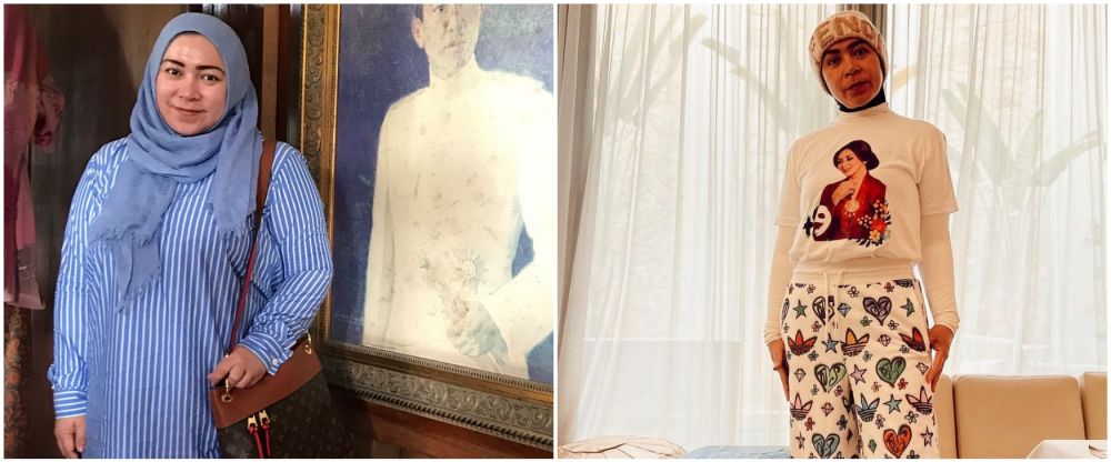potret dulu dan kini Melly Goeslaw © Instagram