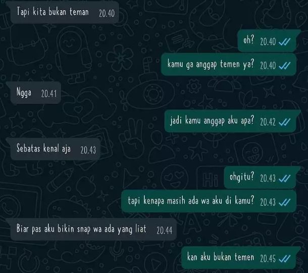 Chat nggak pernah dianggap gebetan Berbagai sumber Chat nggak pernah dianggap gebetan Berbagai sumber