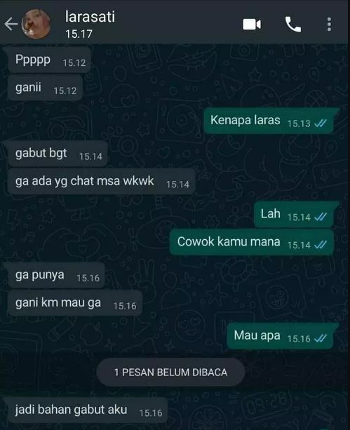 Chat nggak pernah dianggap gebetan Berbagai sumber Chat nggak pernah dianggap gebetan Berbagai sumber