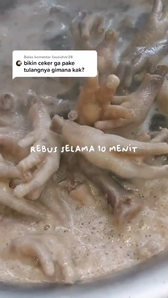 Hemat gas, ini cara merebus ceker agar empuk dalam 10 menit tanpa presto