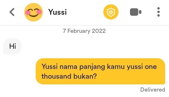 Chat konyol kenalan di aplikasi kencan Berbagai sumber