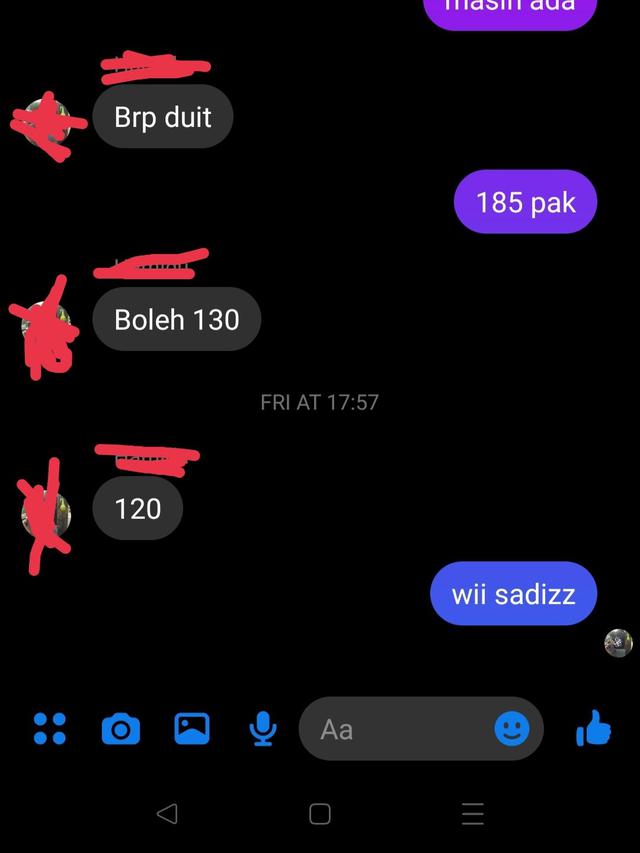 Chat pembeli saat nawar harga © 2022 berbagai sumber Chat pembeli saat nawar harga © 2022 berbagai sumber