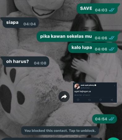 Chat kocak orang minta nomor HPnya disimpan © 2022 berbagai sumber Chat kocak orang minta nomor HPnya disimpan © 2022 berbagai sumber