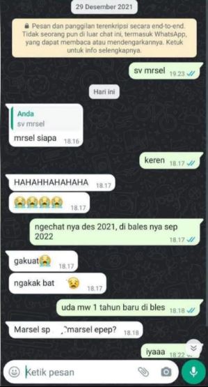 Chat kocak orang minta nomor HPnya disimpan © 2022 berbagai sumber Chat kocak orang minta nomor HPnya disimpan © 2022 berbagai sumber