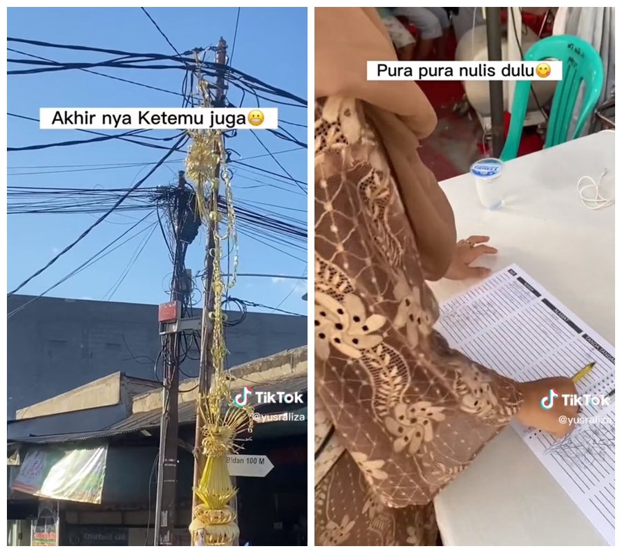 istri ngidam makanan kondangan © TikTok/@yusraliza