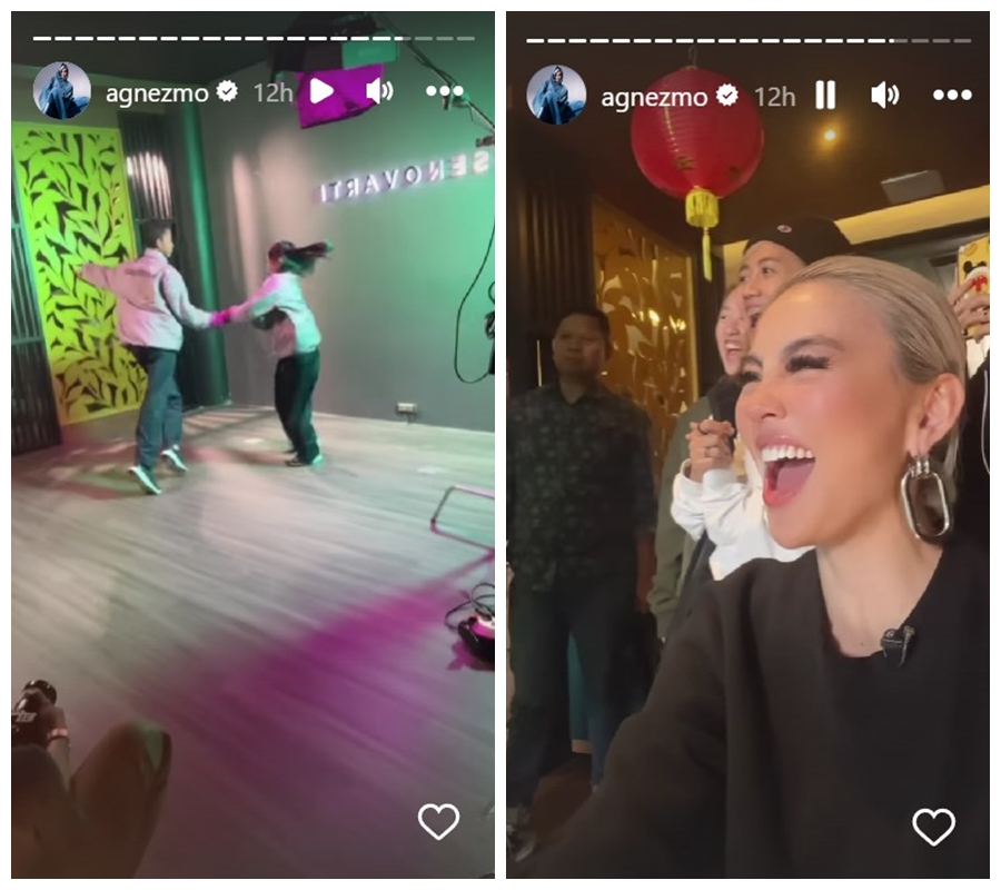 Agnez Mo bertemu pelajar dance sport © Instagram/@agnezmo