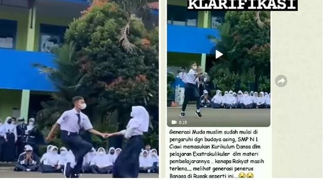 dukungan publik diberikan pada dua pelajar SMP jago dansa Berbagai sumber dukungan publik diberikan pada dua pelajar SMP jago dansa Berbagai sumber