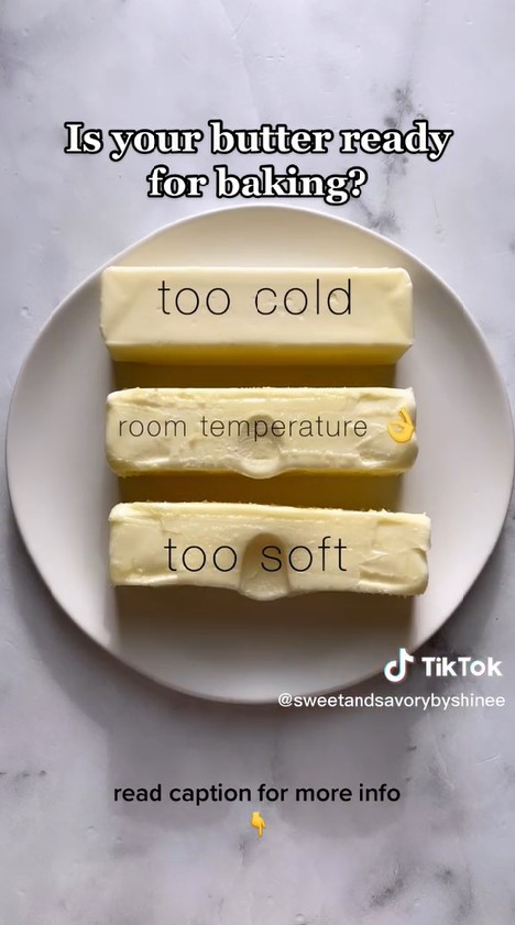 Trik mengetahui suhu mentega sudah pas dan siap dicampur ke dalam adonan