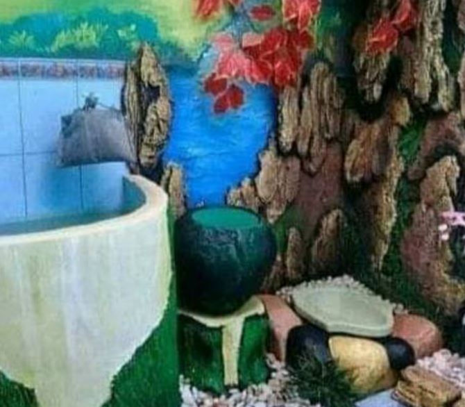 bangunan kelihatan menyatu sama alam sekitar © berbagai sumber