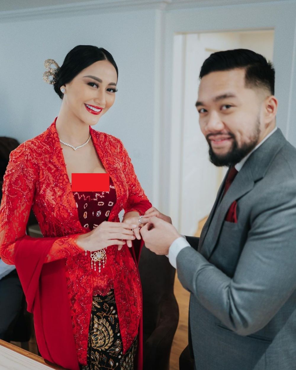 Momen pernikahan Ayu Maulida eks Miss Universe 2020 © 2022 Instagram 