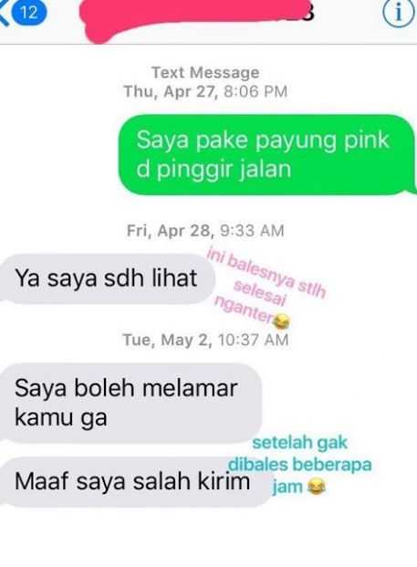 Chat salah kirim ke kurir Berbagai sumber Chat salah kirim ke kurir Berbagai sumber