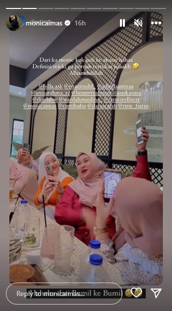 Momen Dinda Hauw kumpul geng seleb © 2022 Instagram Momen Dinda Hauw kumpul geng seleb © 2022 Instagram