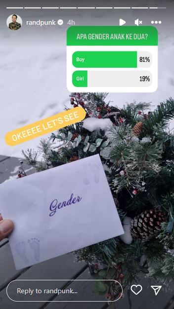 momen gender reveal Randy dan Chelsey © 2022 Instagram momen gender reveal Randy dan Chelsey © 2022 Instagram
