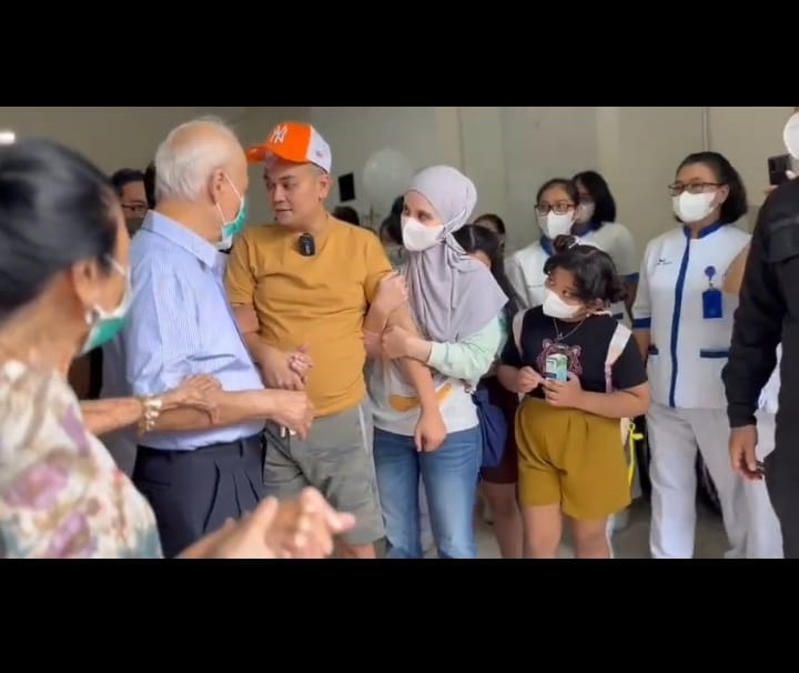 Momen Indra Bekti pulang © 2023 brilio.net