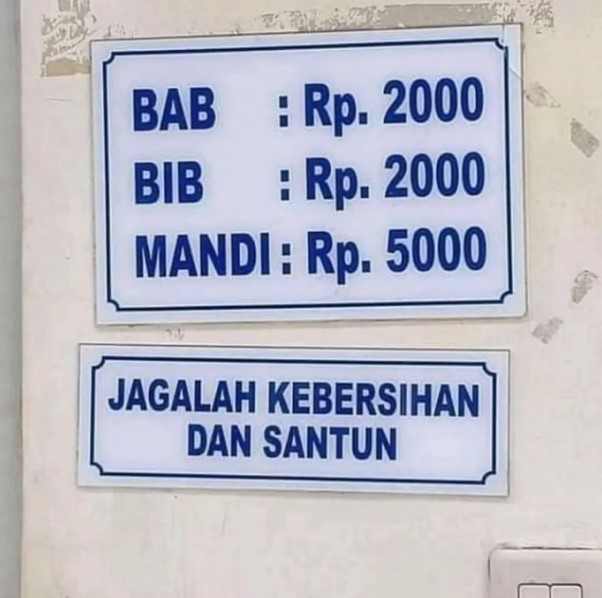 tarif di toilet umum ini absurd © berbagai sumber