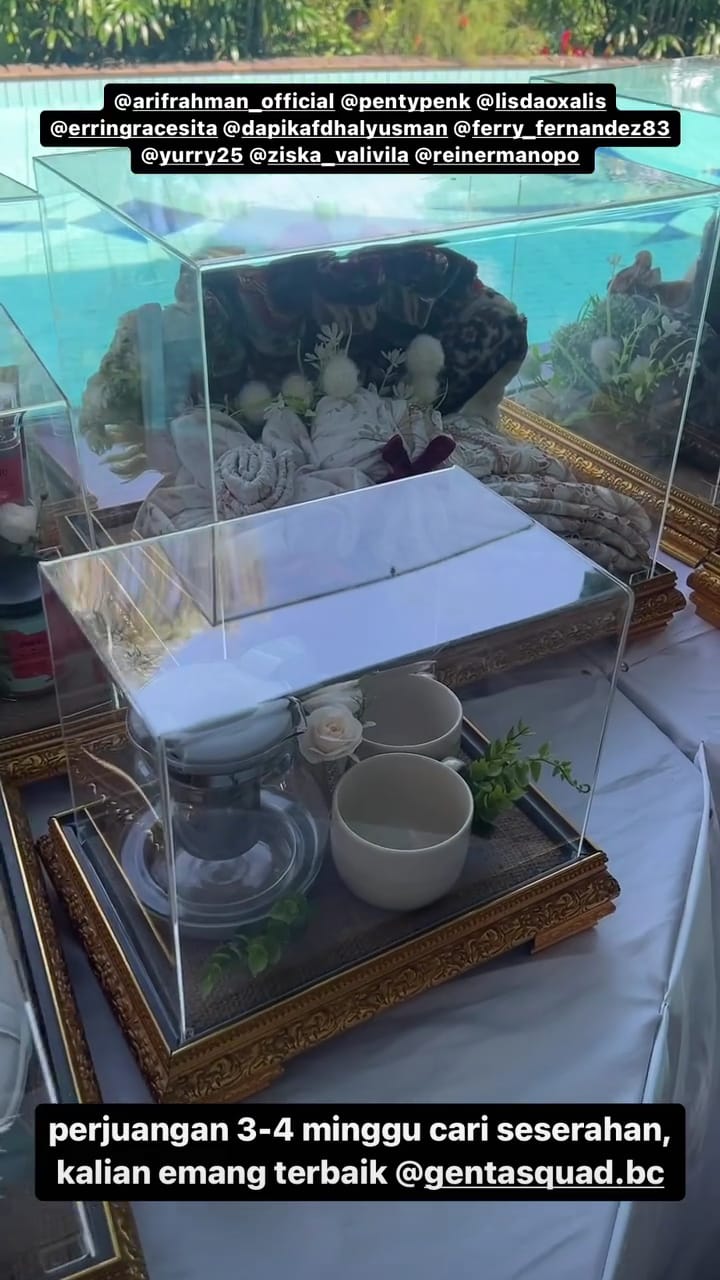 potret seserahan reiner manopo © instagram