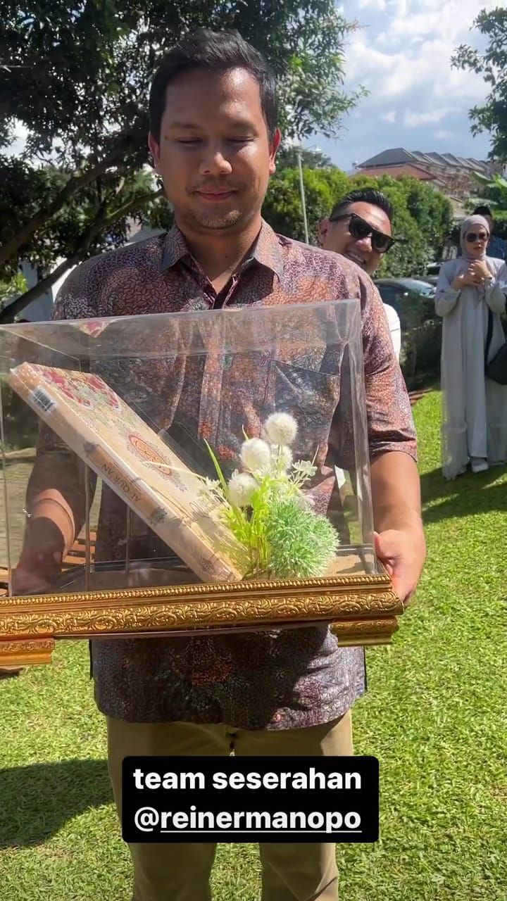 potret seserahan reiner manopo © instagram