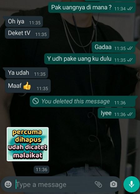 Chat lucu salah kirim anak dan orang tua Berbagai sumber