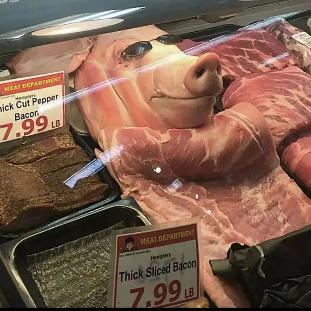 Punya bentuk tak biasa, 11 potret daging dijual di supermarket ini bikin geleng kepala