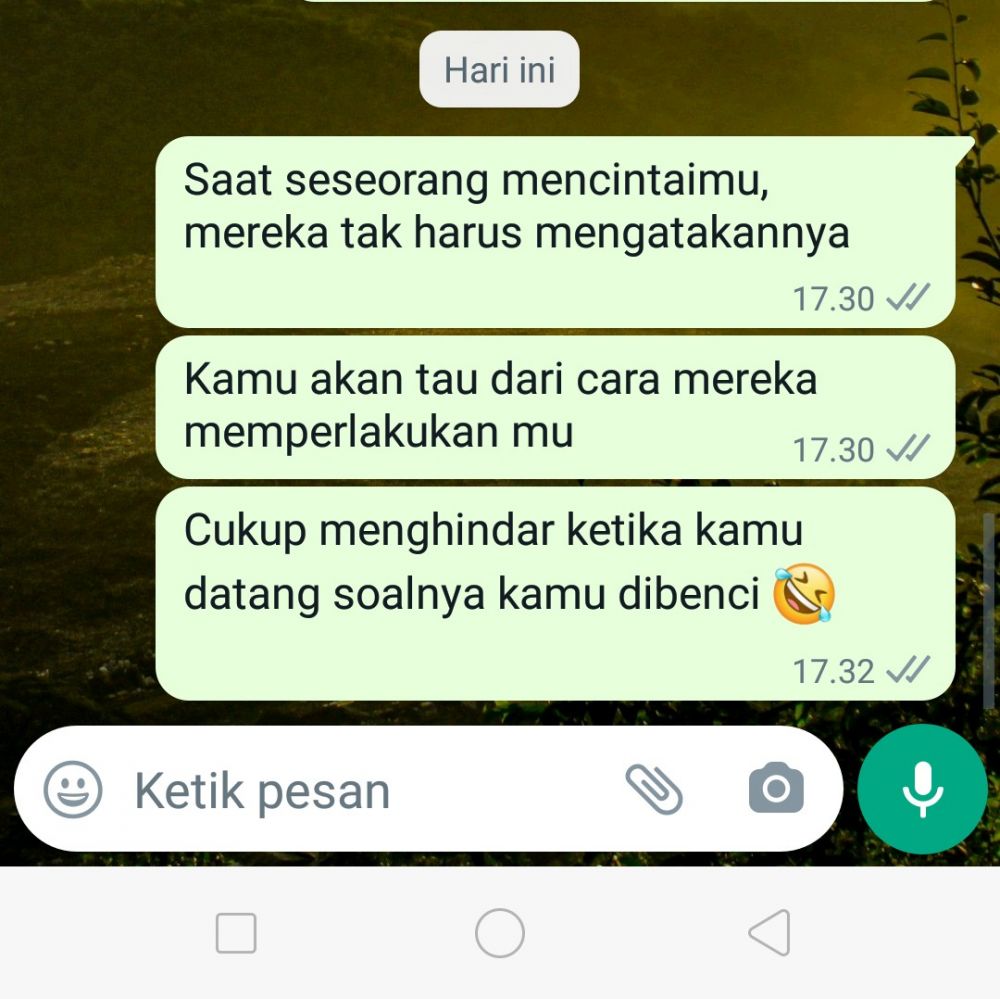 Chat absurd memberi motivasi © 2023 brilio.net Chat absurd memberi motivasi © 2023 brilio.net