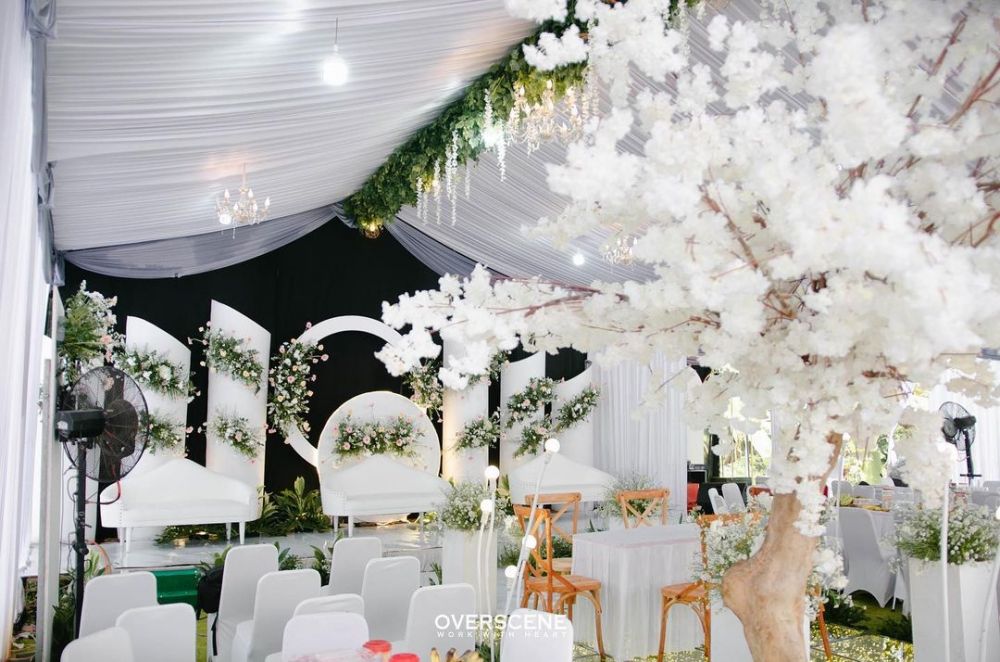 dekorasi nikah di ladang © TikTok