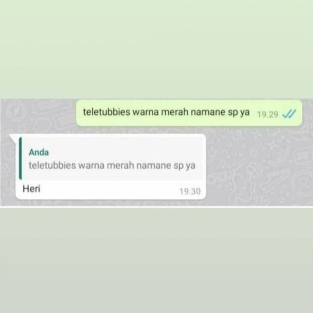 chat tapi balasannya malah nggak sesuai harapan © berbagai sumber