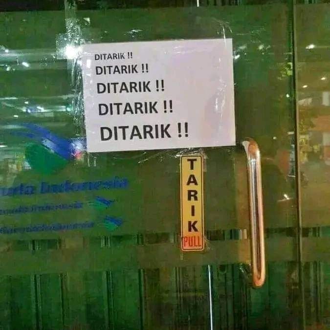 11 Tulisan pemberitahuan ini nyolot abis, bikin yang baca ikutan emosi