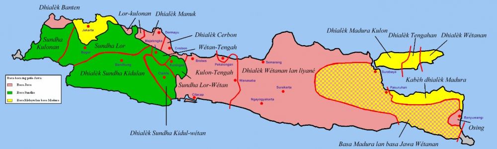 alasan kenapa bahasa Jawa beda-beda kosakata dan dialeknya Berbagai sumber