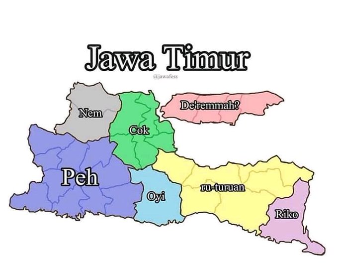 alasan kenapa bahasa Jawa beda-beda kosakata dan dialeknya Berbagai sumber