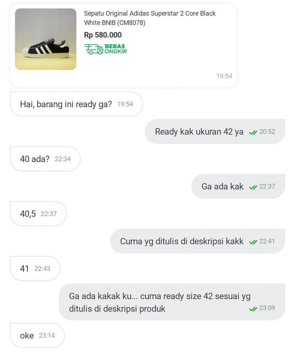 Chat lucu penjual online iseng © 2023 brilio.net