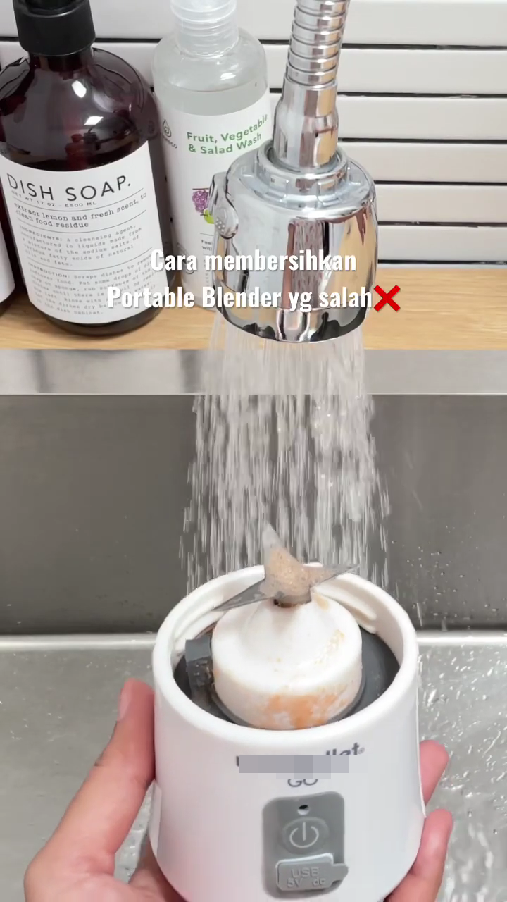 Cara praktis mencuci blender portable agar bersih maksimal seperti baru