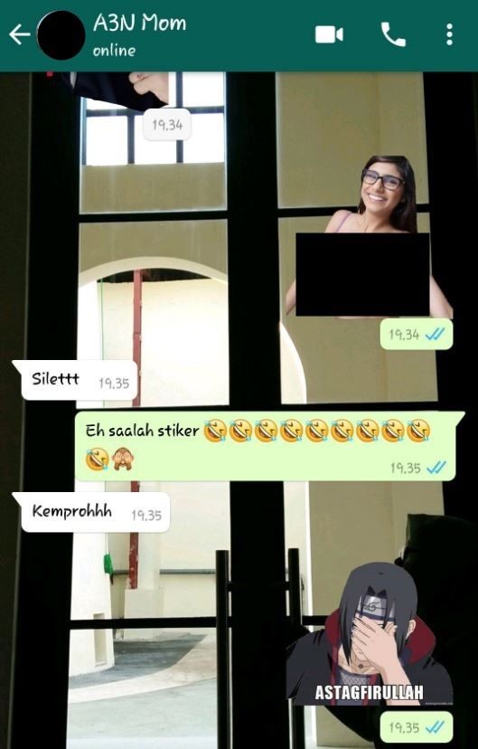 chat salah kirim stiker whatsapp © berbagai sumber chat salah kirim stiker whatsapp © berbagai sumber