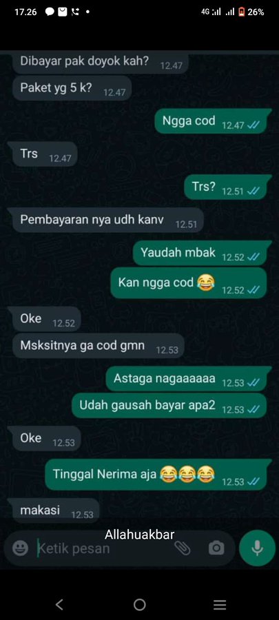 penerima paket malah ngeselin abis © berbagai sumber
