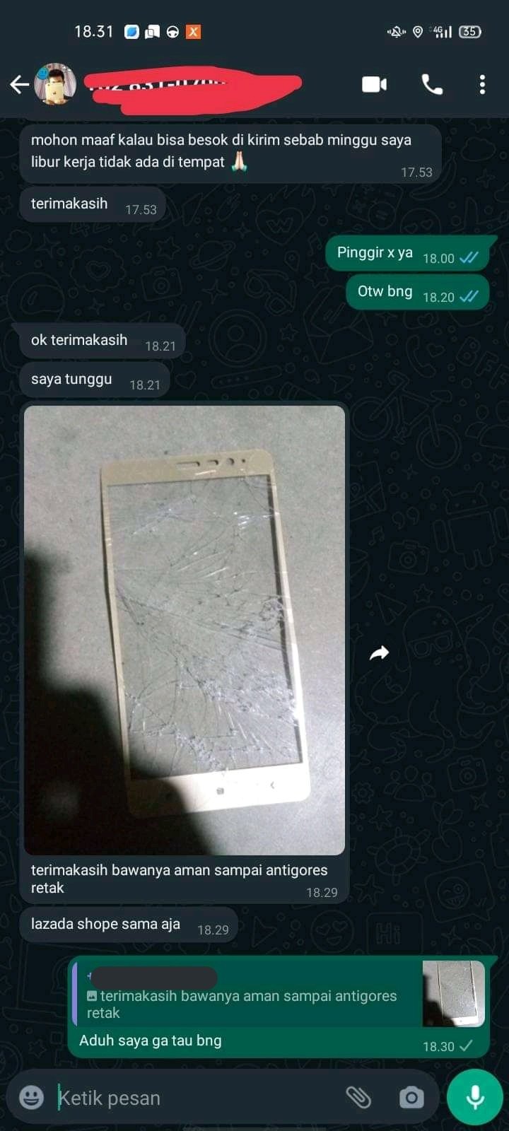 penerima paket malah ngeselin abis © berbagai sumber