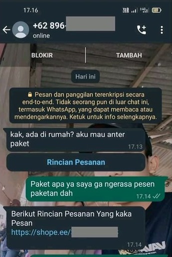penerima paket malah ngeselin abis © berbagai sumber