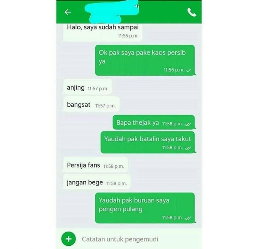 Chat lucu driver ojek online saat jemput penumpang malah di cancel Berbagai sumber Chat lucu driver ojek online saat jemput penumpang malah di cancel Berbagai sumber