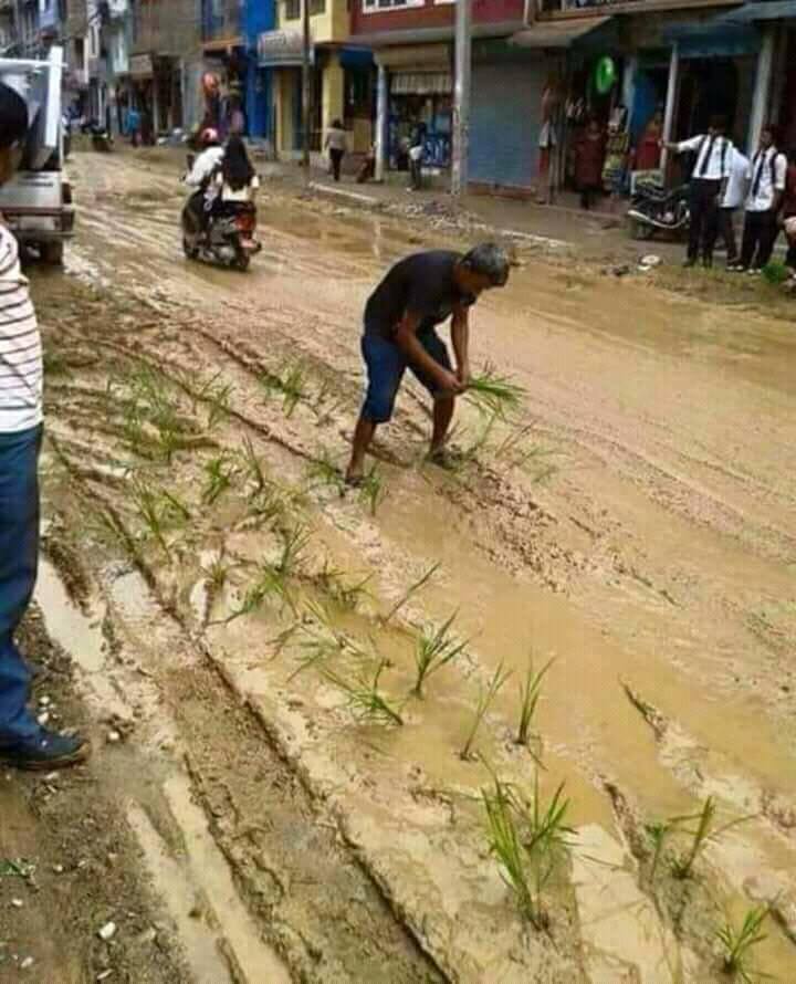 tingkah absurd orang nggak di tempatnya © berbagai sumber