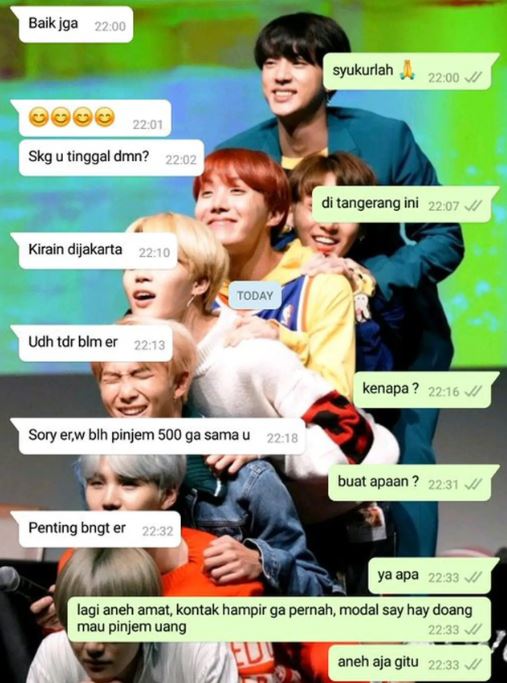 cara balas teman yang mau pinjam uang © berbagai sumber
