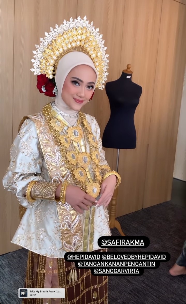 momen pernikahan wafda saifan © berbagai sumber