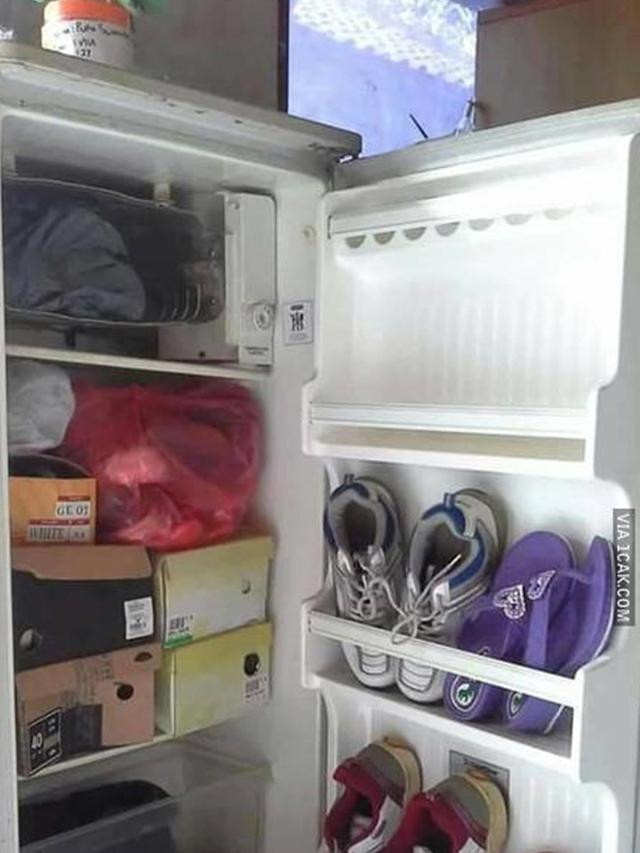 penampakan isi kulkas kocak © berbagai sumber