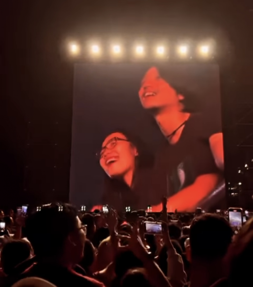 seleb nonton konser sheila © instagram