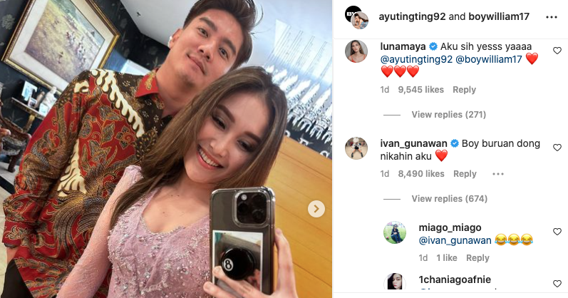 Momen Ayu Ting Ting kondangan bareng Boy William © 2023 brilio.net Momen Ayu Ting Ting kondangan bareng Boy William © 2023 brilio.net