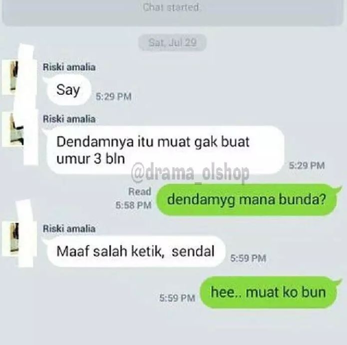 chat lucu tanya ukuran © Berbagai sumber chat lucu tanya ukuran © Berbagai sumber