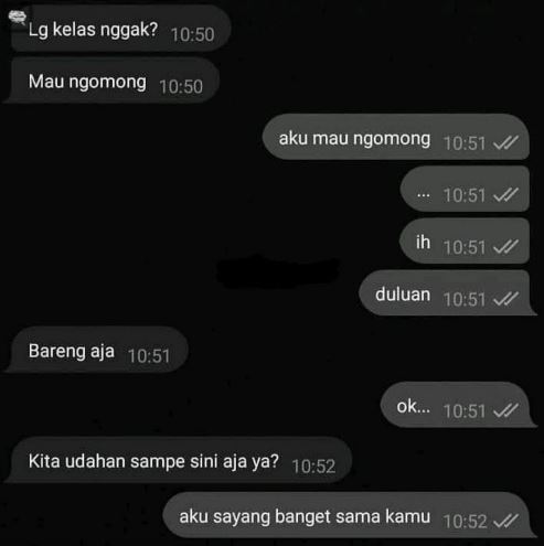 Chat lucu putus sama pacar Berbagai sumber