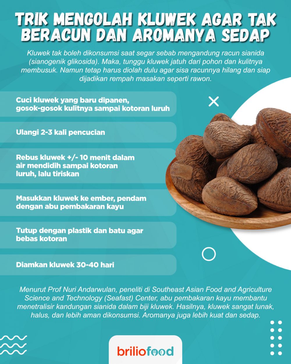 Trik mengolah kluwek untuk rawon supaya tak beracun dan aromanya makin sedap