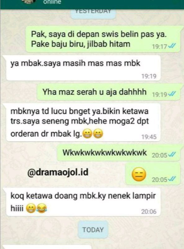 ojek online gombalin penumpang © 2023 brilio.net