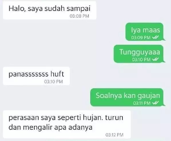 ojek online gombalin penumpang © 2023 brilio.net