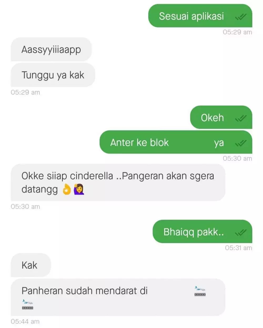 ojek online gombalin penumpang © 2023 brilio.net